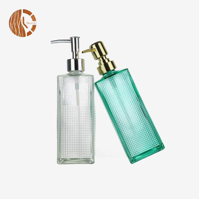 Clear Glass Hand Soap Dispenser